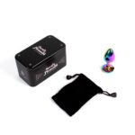 Rainbow metal butt plug - obrazek 2
