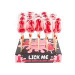 Cherry candy penis lollipop with spicy warming effect - obrazek 2