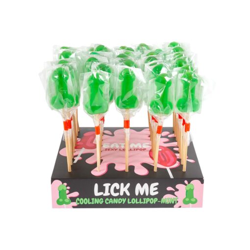 Mint candy penis lollipop with cooling effect - obrazek 2