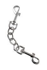 Anonymo handcuffs, pu leather, red, 27 cm - obrazek 8