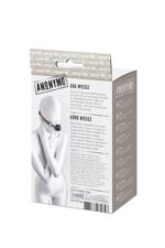 Anonymo gag, abs plastic, black, 64 cm - obrazek 2