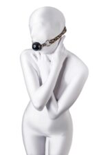 Anonymo gag, abs plastic, black, 64 cm - obrazek 3