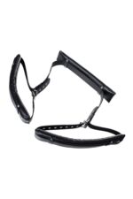 Anonymo fixing sling, pu leather, black, 145 cm - obrazek 4