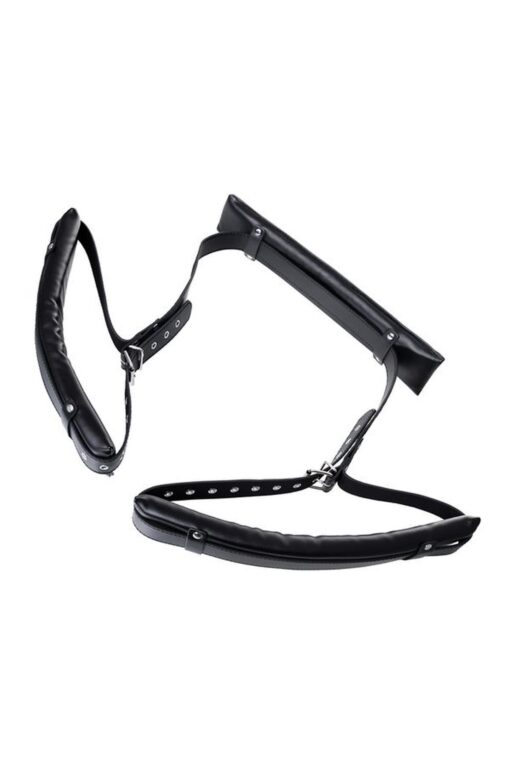 Anonymo fixing sling, pu leather, black, 145 cm - obrazek 4