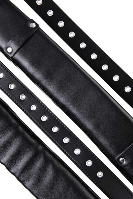 Anonymo fixing sling, pu leather, black, 145 cm - obrazek 6