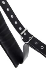 Anonymo fixing sling, pu leather, black, 145 cm - obrazek 7