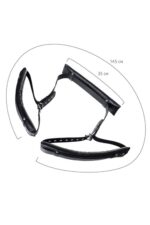 Anonymo fixing sling, pu leather, black, 145 cm - obrazek 8