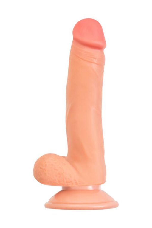 Dildo my babe my priceless realistic dildo, tpe, nude, 18 cm - obrazek 4