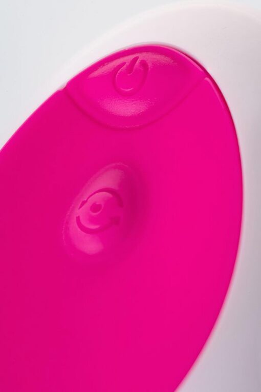 A-toys, vibrating egg with remote control, silicone, pink and white, 12 cm - obrazek 6