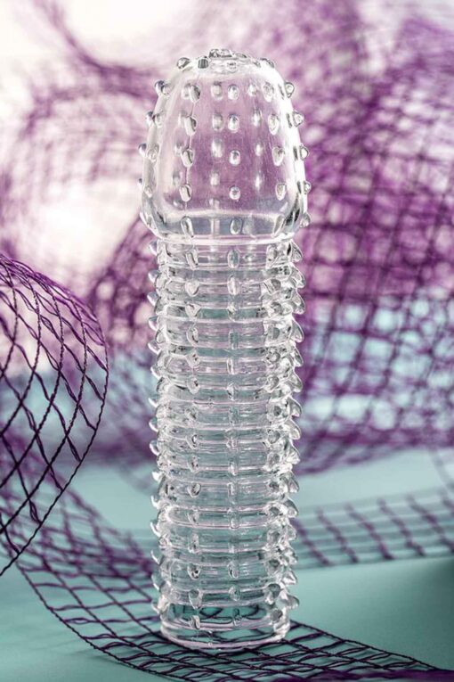 A-toys penis extender 15.2 cm sleeve transparent - obrazek 7