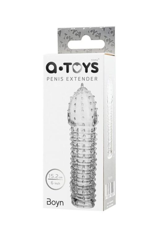 A-toys penis extender 15.2 cm sleeve transparent - obrazek 8