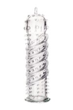 A-toys, penis sleeve, tpr, transparent, 15.5 cm - obrazek 2