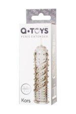 A-toys, penis sleeve, tpr, transparent, 15.5 cm - obrazek 4
