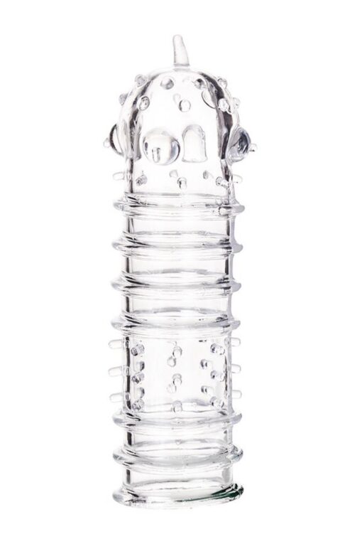 A-toys, penis sleeve, tpr, transparent, 15.3 cm - obrazek 2