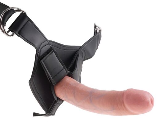 King cock strap-on 8 inch - obrazek 2