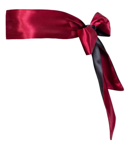 Bondage scarf red/black - obrazek 6