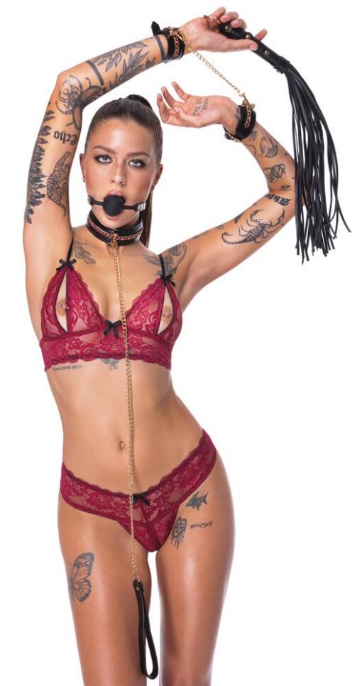 Bad kitty bondage set chain - obrazek 3