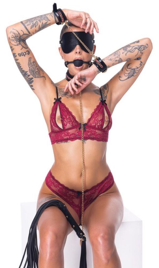 Bad kitty bondage set chain - obrazek 4