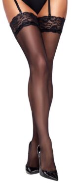 Stockings black m - obrazek 2