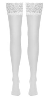 Stockings white l - obrazek 7