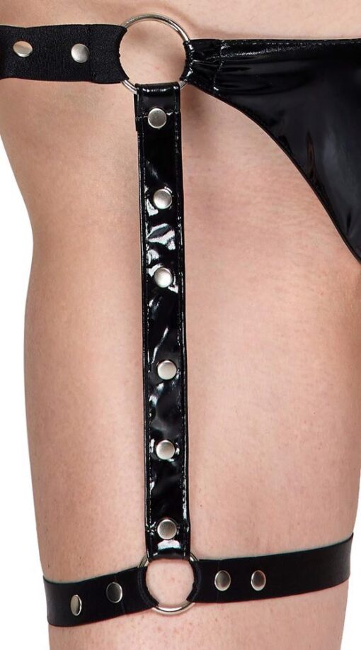Vinyl top and thong l - obrazek 7