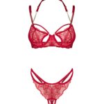 Obsessive Matildea komplet 2-częściowy otwarty 2XL/3XL