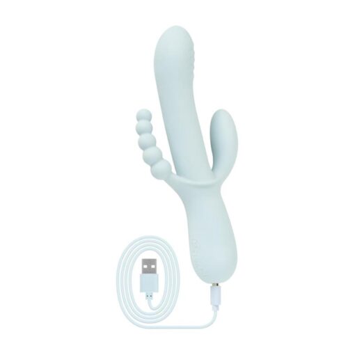 Good vibes only - sage - triple stimulation vibe - blue - obrazek 3
