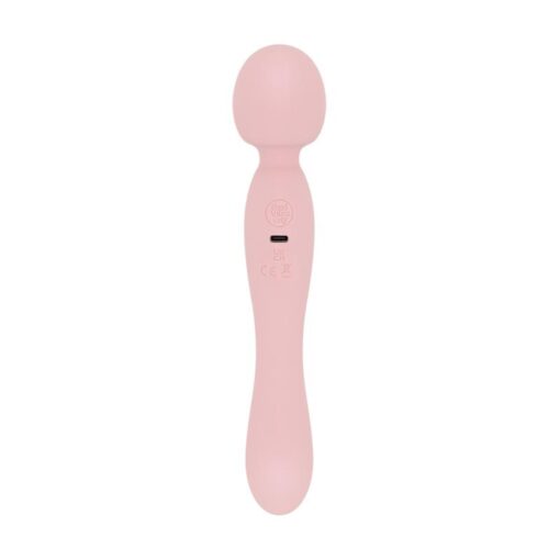Good vibes only - simi - double sided wand vibrator - pink - obrazek 4