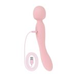 Good vibes only - simi - double sided wand vibrator - pink - obrazek 5