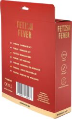 Fetish fever - bondage set - 7 pieces - black - obrazek 3