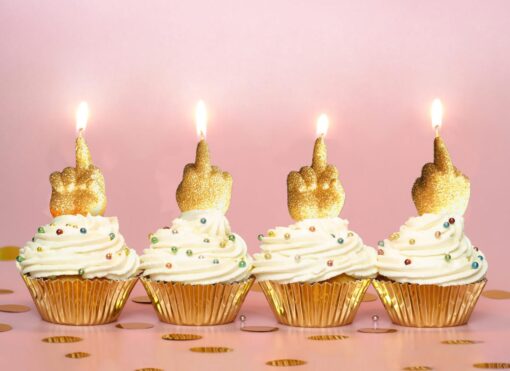 Happy f’ing birthday candle set - obrazek 2