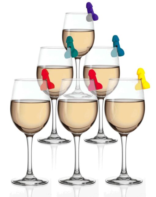 Super fun penis silicone drink markers - obrazek 3