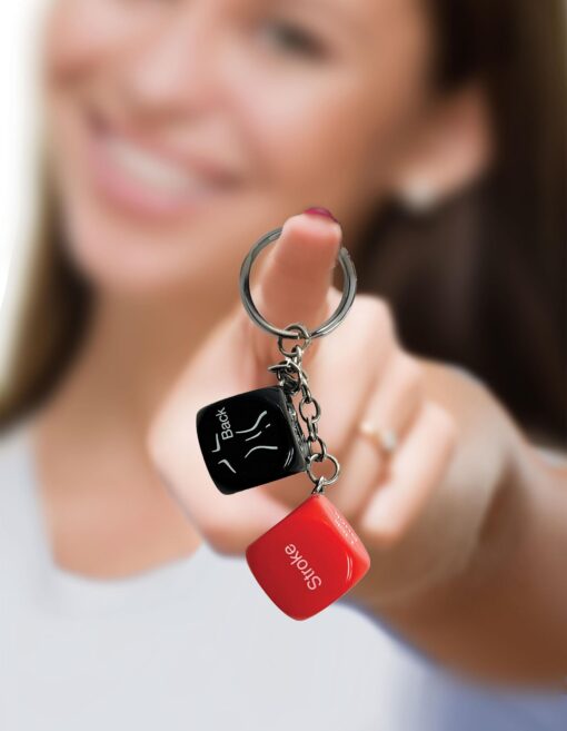 Super fun key chain, sex dice - obrazek 2