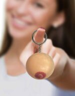 Super fun key chain, one squishy boob - obrazek 2