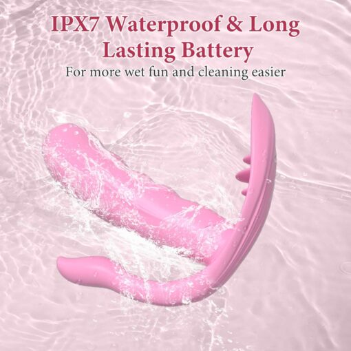Silicone vibrator 7 vibration modes - heating + app - obrazek 9