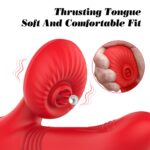 Silicone vibrator 7 powerful modes - licking,
thrusting and heating - obrazek 7