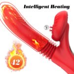 Silicone vibrator 7 powerful modes - licking,
thrusting and heating - obrazek 8