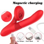 Silicone vibrator 7 powerful modes - licking,
thrusting and heating - obrazek 9