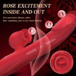 Silicone vibrator 7 powerful modes - 
licking, 7 thrusting
heating, red - obrazek 9
