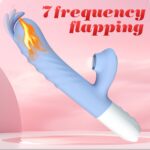 Silicone vibrator 7 powerful modes - 
flapping and 7 thrusting
heating - obrazek 7