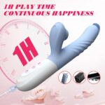 Silicone vibrator 7 powerful modes - 
flapping and 7 thrusting
heating - obrazek 9