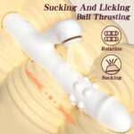 Silicone vibrator - 3 rotating functions and 7 licking functions - obrazek 6