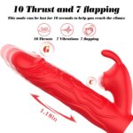 Silicone vibrator 7 vibration modes -
10 thrusting and
7 flapping - obrazek 6