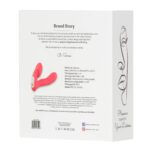 Silicone vibrator 3 speeds, 6 frequencies,
finger function,
heating + app control - obrazek 3