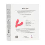 Silicone vibrator 3 speeds, 6 frequencies,
finger function,
heating + app control - obrazek 4