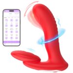 Silicone vibrator 3 speeds, 6 frequencies,
finger function,
heating + app control - obrazek 5