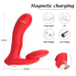 Silicone vibrator 3 speeds, 6 frequencies,
finger function,
heating + app control - obrazek 6