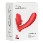 Silicone vibrator 10 vibration modes, licking, heating + app control - obrazek 6