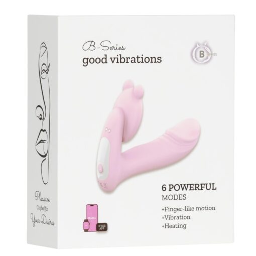 Silicone vibrator 3 speeds, 6 frequencies
finger function, heating + app control - obrazek 2