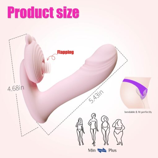 Silicone vibrator 3 speeds, 6 frequencies
finger function, heating + app control - obrazek 7